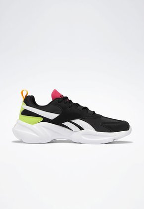 Tenis Lifestyle Negro-Blanco-Amarillo-Azul Reebok Classics Royal EC Ride 4