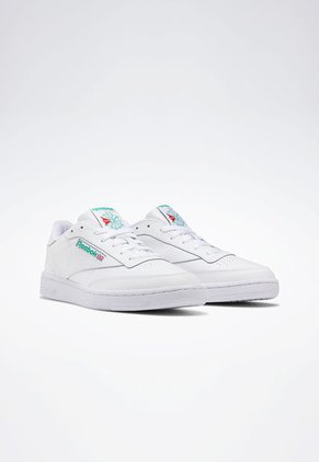 Tenis Lifestyle Blanco-Verde Reebok Classics Club C 85