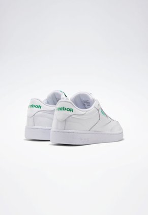 Tenis Lifestyle Blanco-Verde Reebok Classics Club C 85