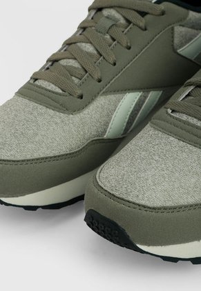 Tenis Running Verde Oliva-Gris-Blanco Reebok Classics Rewid Run