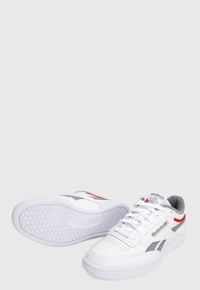 Tenis Lifestyle Blanco-Gris Reebok Classics Club C Revenge