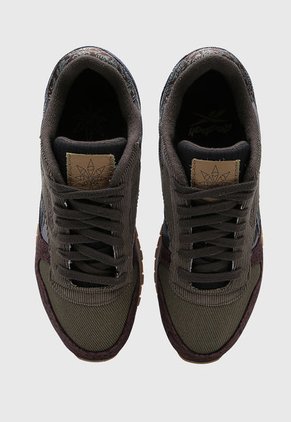 Tenis Lifestyle Verde-Azul-Marrón Reebok Classics Leather