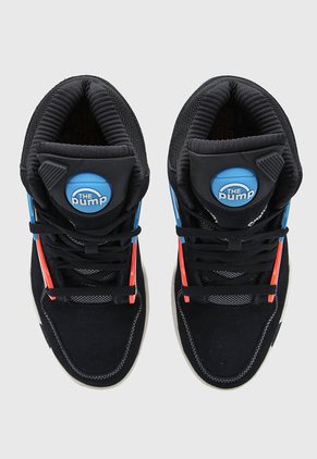 Tenis Basketball Negro-Marfil-Azul Reebok Pump Omni Zone II
