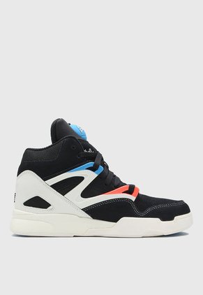 Tenis Basketball Negro-Marfil-Azul Reebok Pump Omni Zone II