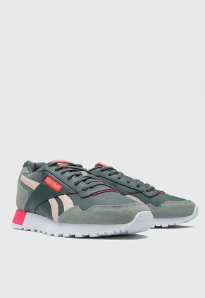 Tenis Lifestyle Verde-Coral-Beige Reebok Classics Glide
