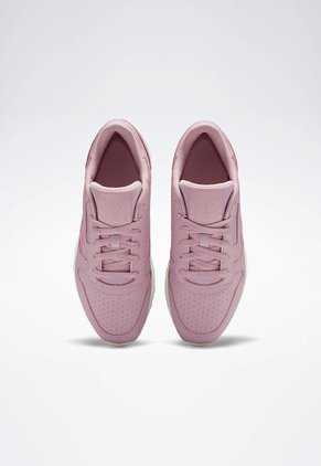 Tenis Running Rosa-Blanco Reebok Classic Leather