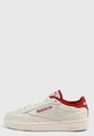 Tenis Lifestyle Blanco-Rojo Reebok Classics Club C 85 de Reebok Classics