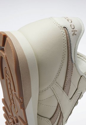 Tenis Lifestyle Beige-Taupe-Café Reebok Classics Classic Leather