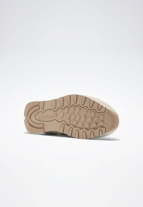 Tenis Running Beige-Cafe-Blanco Reebok Classic Leather
