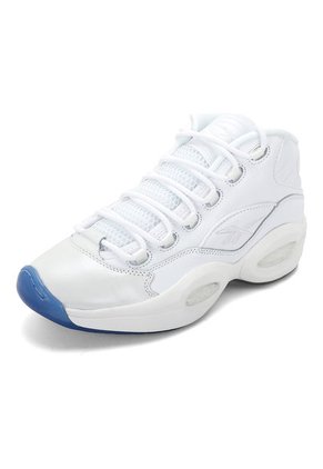 Tenis Basketball Blanco-Azul Reebok Question Mid