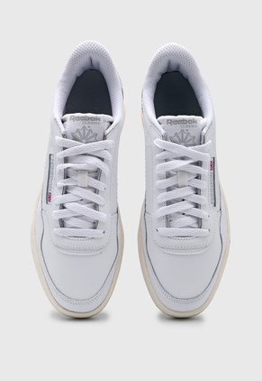 Tenis Lifestyle Blanco-Marfil-Gris Reebok Classics Court Peak