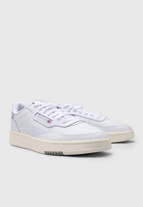 Tenis Lifestyle Blanco-Marfil-Gris Reebok Classics Court Peak