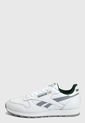 Tenis Lifestyle Blanco-Verde-Gris Reebok Classic Leather de Reebok Classics