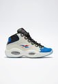 Tenis Basketball Blanco-Azul-Negro Reebok Question MID de Reebok Classics