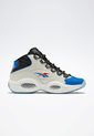 Tenis Basketball Blanco-Azul-Negro Reebok Question MID de Reebok Classics