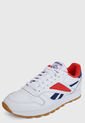 Tenis Lifestyle Blanco-Rojo-Azul Reebok Leather Mark de Reebok Classics