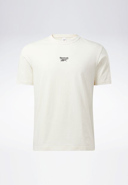Camiseta Beige-Negro Reebok Classics Classics Small Vector