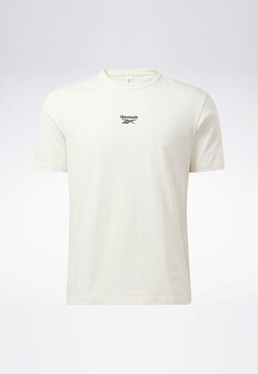 Camiseta Beige-Negro Reebok Classics Classics Small Vector