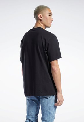 Camiseta Negro-Rojo-Gris Reebok Series Racing