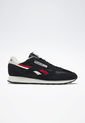 Tenis Lifestyle Negro-Blanco-Borgoña Reebok Classics Classic Leather de Reebok Classics
