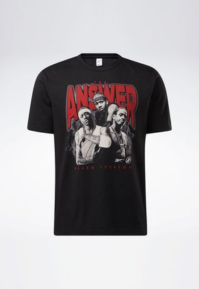 Camiseta Negro-Rojo-Gris Reebok Iverson Trio