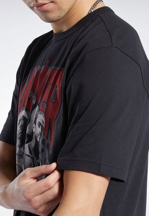 Camiseta Negro-Rojo-Gris Reebok Iverson Trio