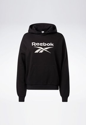 Hoodie Negro-Blanco-Beige Reebok