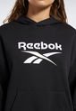 Hoodie Negro-Blanco-Beige Reebok de Reebok Classics
