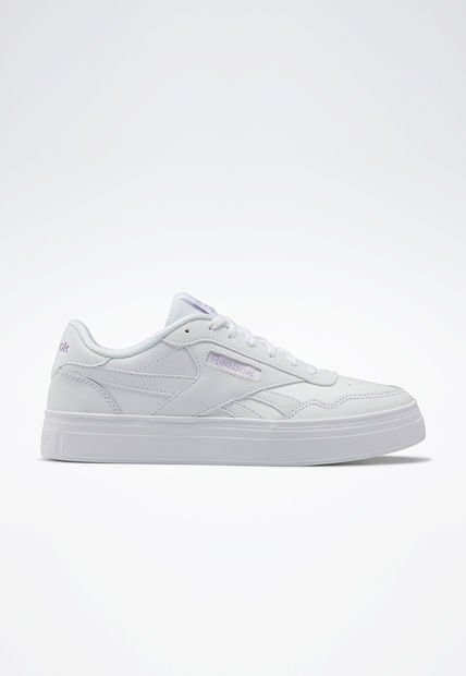 Tenis Lifestyle Blanco-Lila Reebok Classics Court Advance Bold