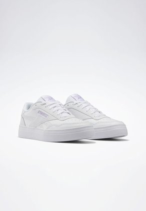 Tenis Lifestyle Blanco-Lila Reebok Classics Court Advance Bold