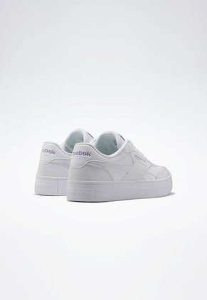 Tenis Lifestyle Blanco-Lila Reebok Classics Court Advance Bold