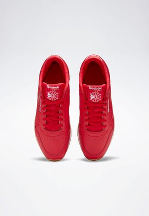 Tenis Lifestyle Rojo-Blanco Reebok Classics Classic Leather