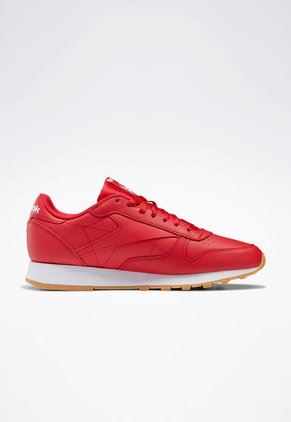 Tenis Lifestyle Rojo-Blanco Reebok Classics Classic Leather