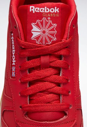 Tenis Lifestyle Rojo-Blanco Reebok Classics Classic Leather