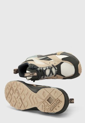 Tenis Lifestyle Blanco-Gris-Rosa Reebok Aztrek Double Mix