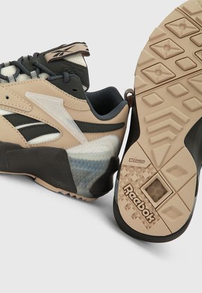 Tenis Lifestyle Blanco-Gris-Rosa Reebok Aztrek Double Mix