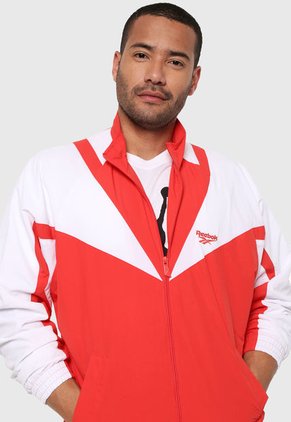 Chaqueta Roja-Blanco Reebok Classics Twin Vector