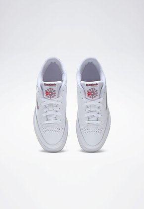 Tenis Lifestyle Blanco-Vinotinto Reebok Classics Club C 85