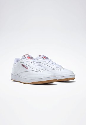 Tenis Lifestyle Blanco-Vinotinto Reebok Classics Club C 85