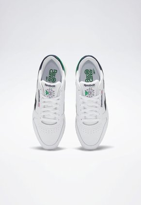 Tenis Lifestyle Blanco-Verde-Azul Reebok Classics Classic Leather
