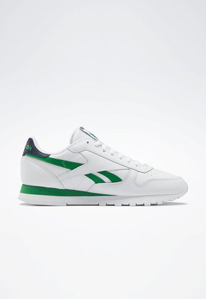 Tenis Lifestyle Blanco-Verde-Azul Reebok Classics Classic Leather