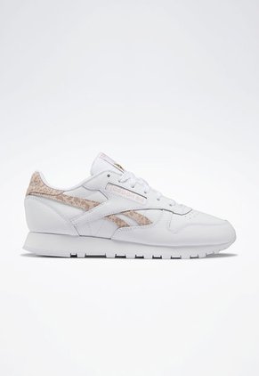 Tenis Lifestyle Blanco-Animal Print-Palo Rosa Reebok Classics Classic Leather