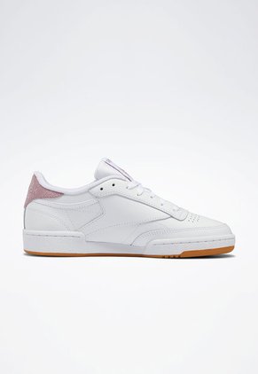 Tenis Lifestyle Blanco-Lila-Miel Reebok Classics Club C 85