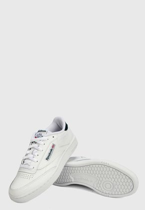 Tenis para Tennis Blanco-Verde Reebok Classics Club C 85