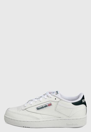 Tenis para Tennis Blanco-Verde Reebok Classics Club C 85