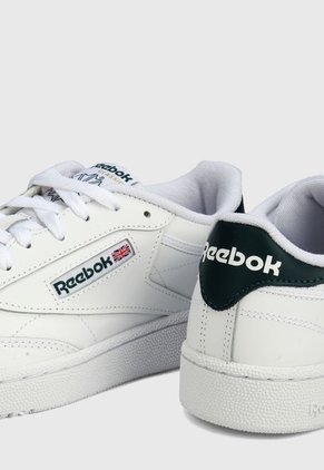 Tenis para Tennis Blanco-Verde Reebok Classics Club C 85