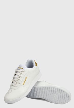 Tenis Training Blanco-Dorado Reebok Classics Royal Charm