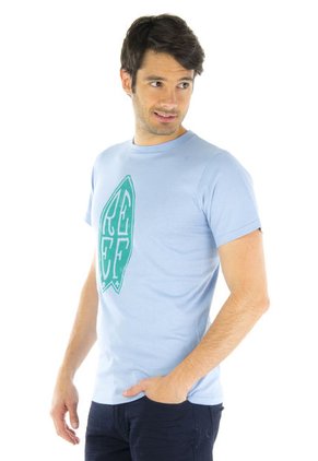 Camiseta Reef Fish Craft Azul Claro