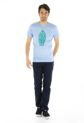 Camiseta Reef Fish Craft Azul Claro