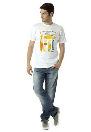 Camiseta Reef Full Quiv Blanco